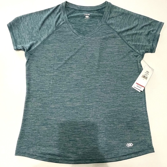 Legend Womens Active Athletic Performance Top Teal L11542S1 Size L NWT - Picture 4 of 16